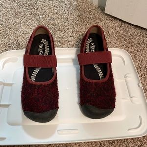 Keen Mary Jane slip on womens wool felt shoes Sz 10
